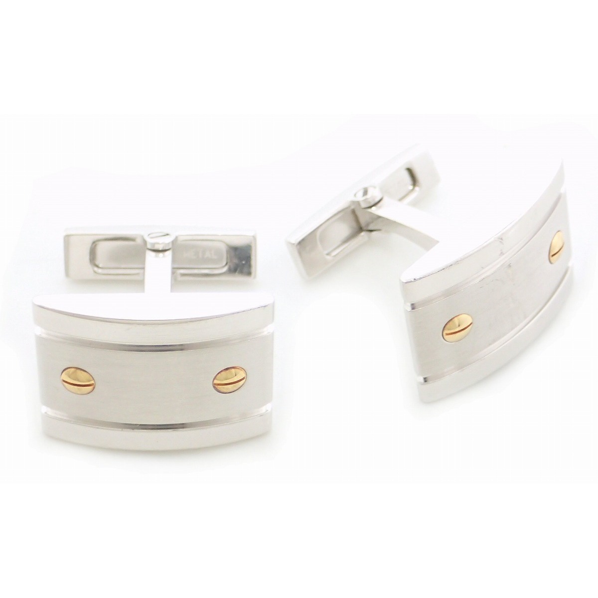 Cartier Santos De Cartier Cufflinks Silver